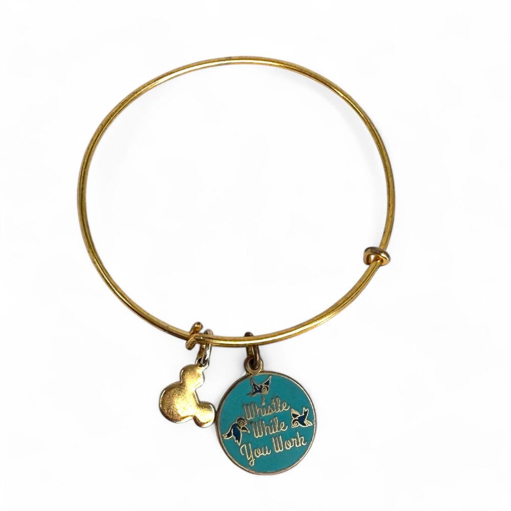 Alex and Ani Disney Snow White Whistle While You Work Bangle Bracelet READ